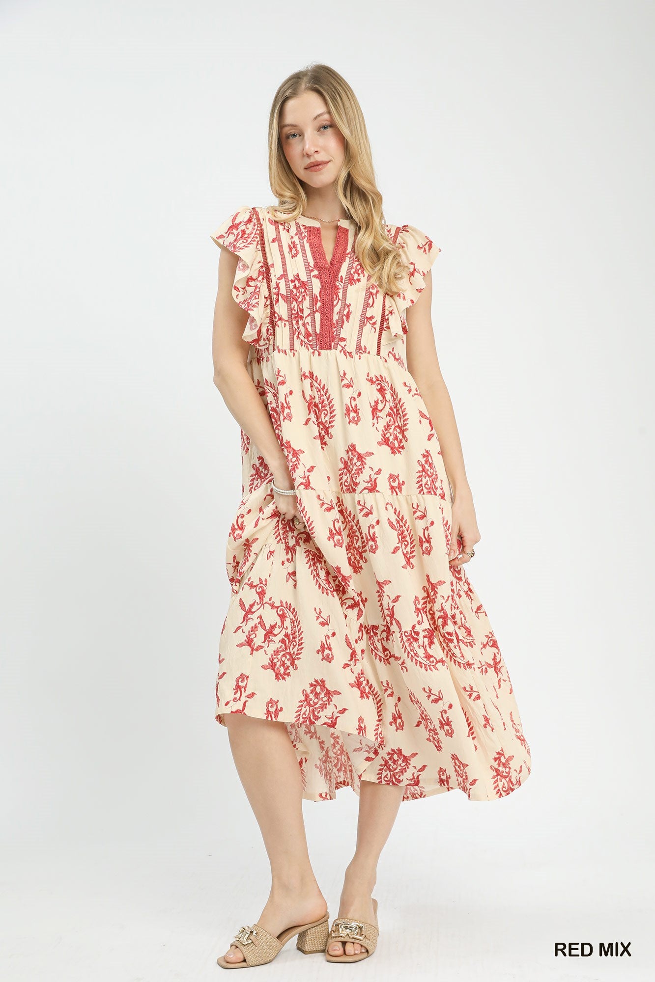 Umgee Floral Dress
