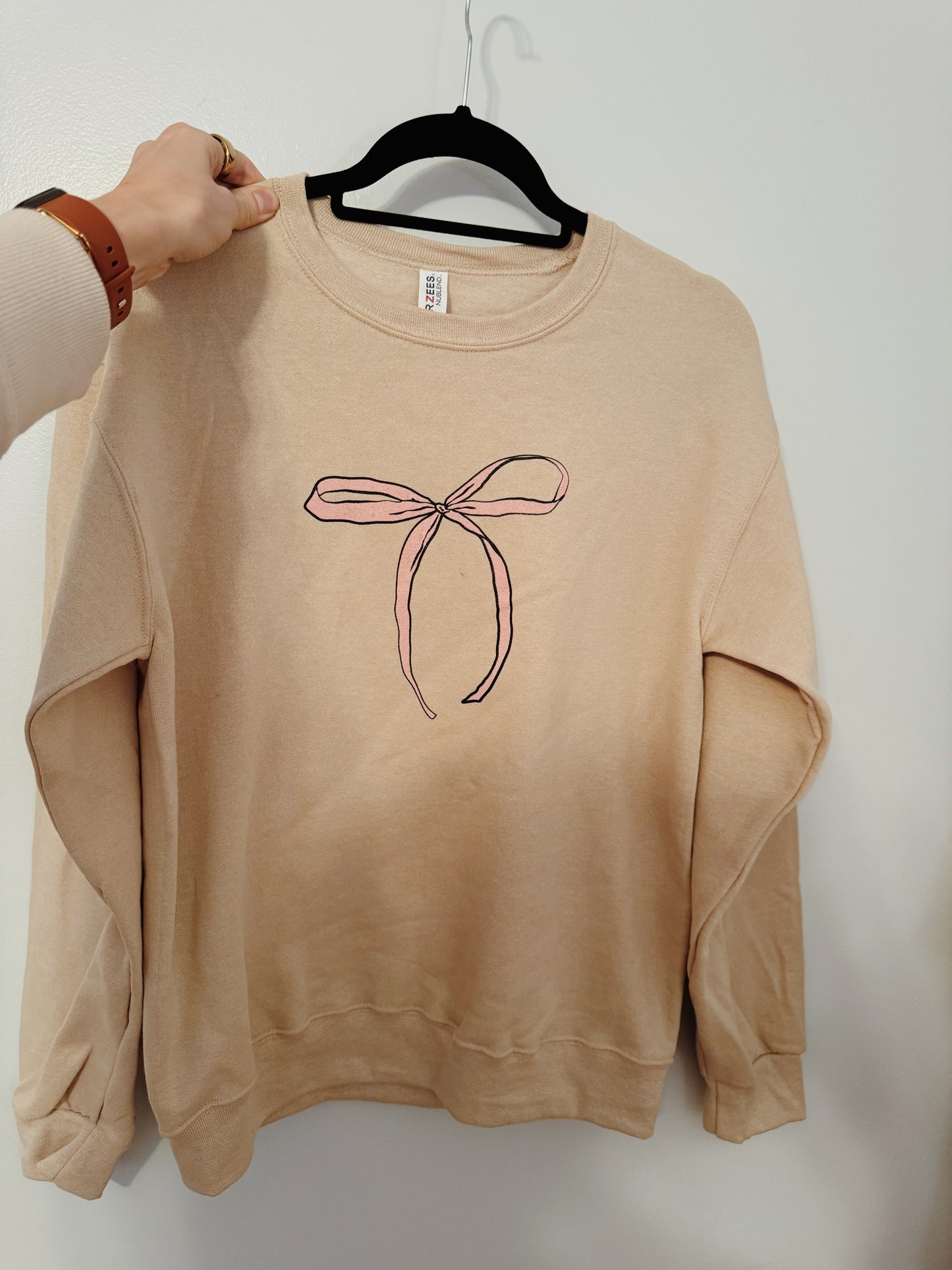 She Is Clothed Bow Sweatshirt