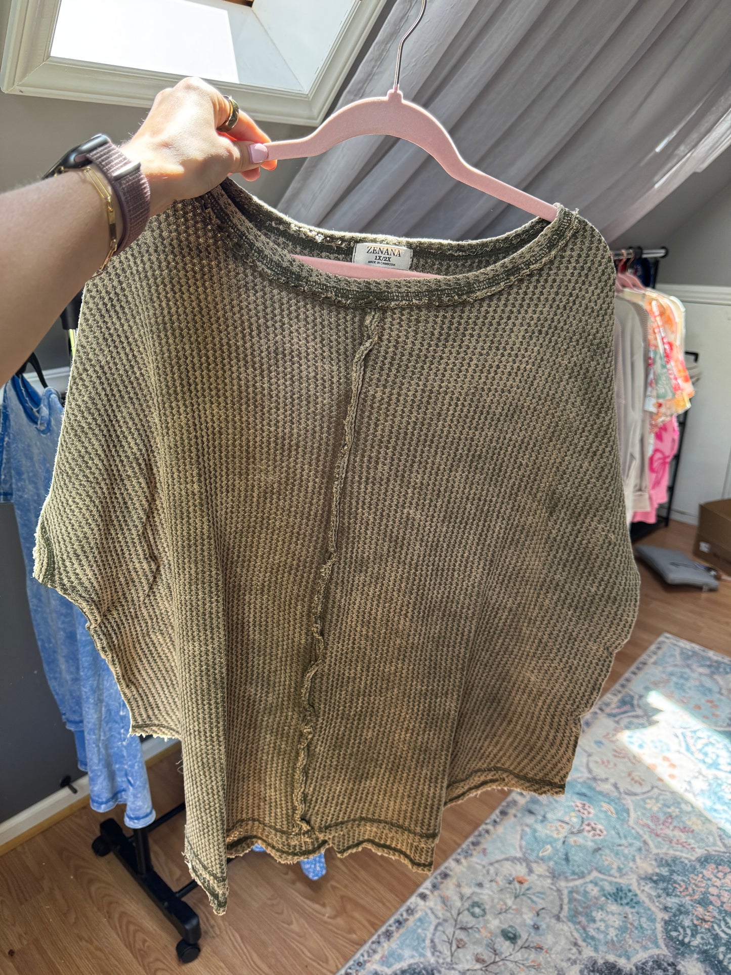 PLUS WAFFLE TEE