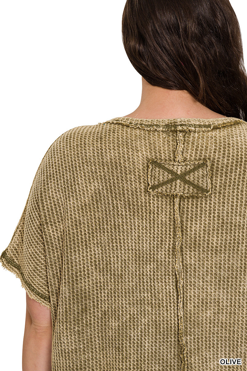 PLUS WAFFLE TEE