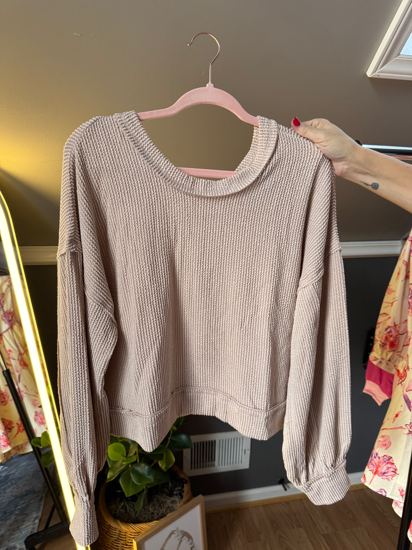 Oversized Soft Comfy Knit Top