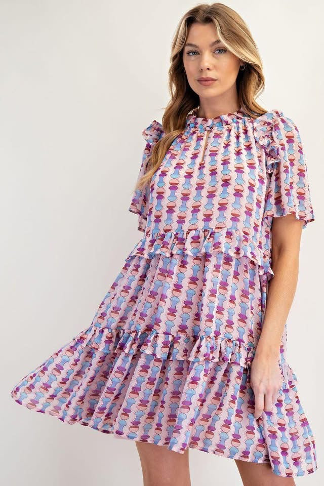Easel print dress