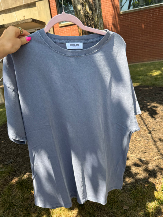 Double zero oversized tee