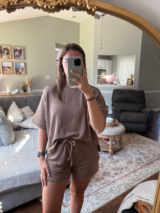 Ribbed Two Piece Set