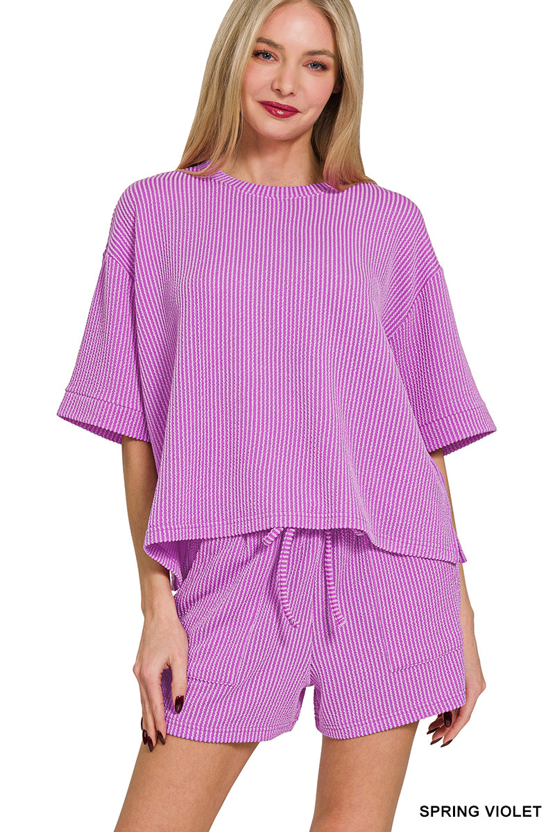 Ribbed Two Piece Set