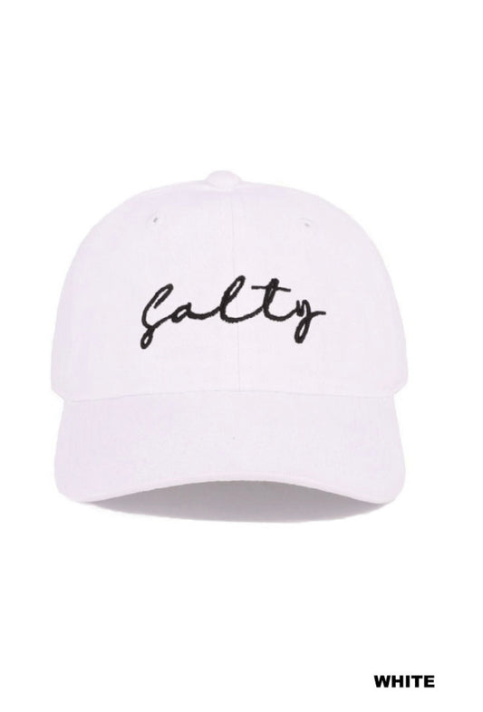 Salty embroidered baseball cap hat