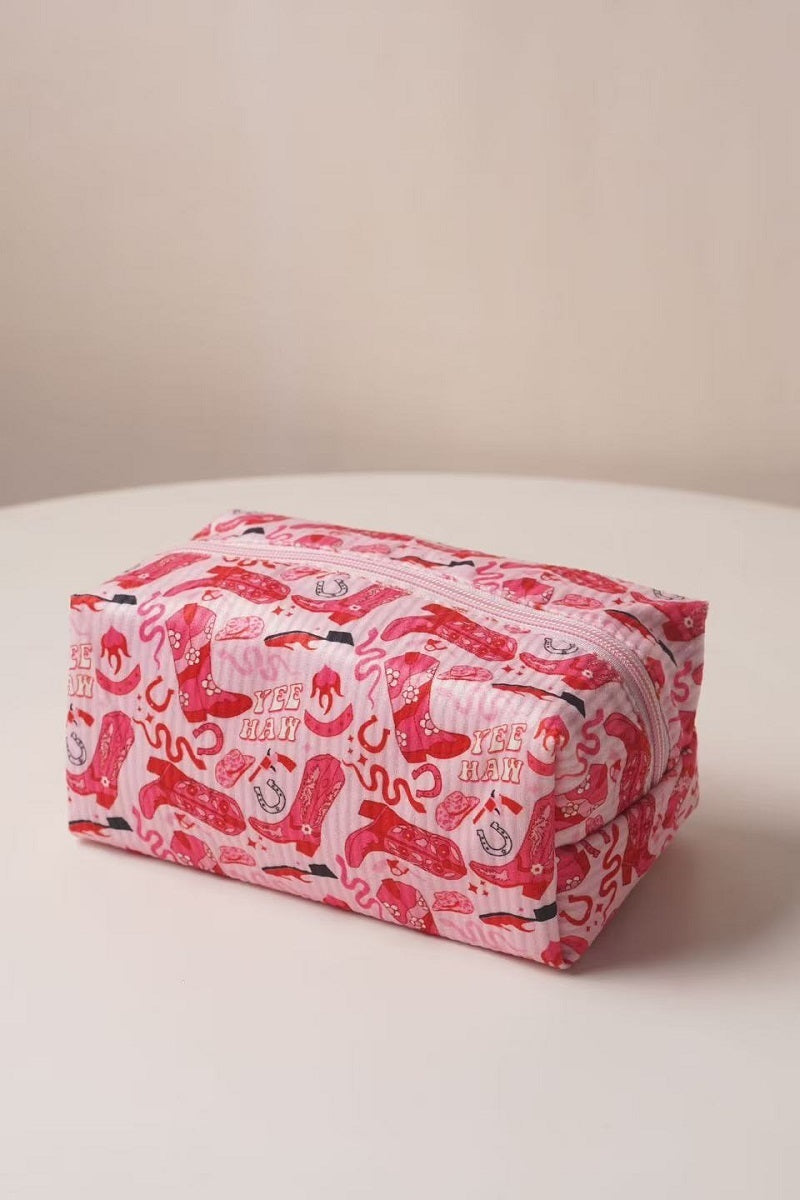 Cosmetic makeup pouch bag